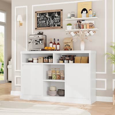 Buffet Cabinet with Storage and Adjustable Shelves