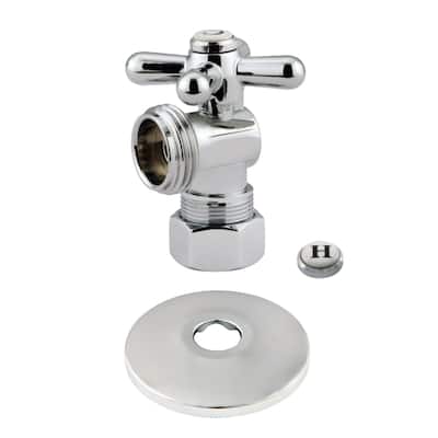 Kingston Brass 2" High Quarter Turn Angle Stop Valve with Flange
