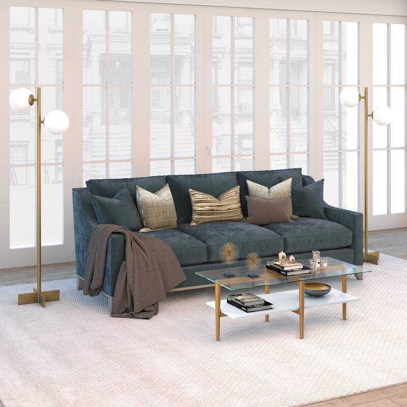 Carson Carrington Saittaniemi 2-light Globe and Stem Floor Lamp