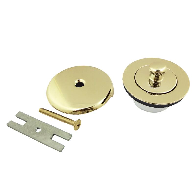 Made To Match Twist and Close Tub Drain Conversion Kit - Polished Brass