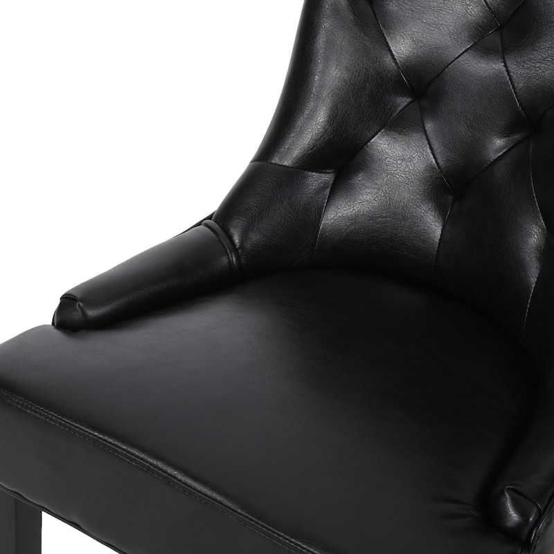 Cheney Tufted Dining Chairs (Set of 2) by Christopher Knight Home