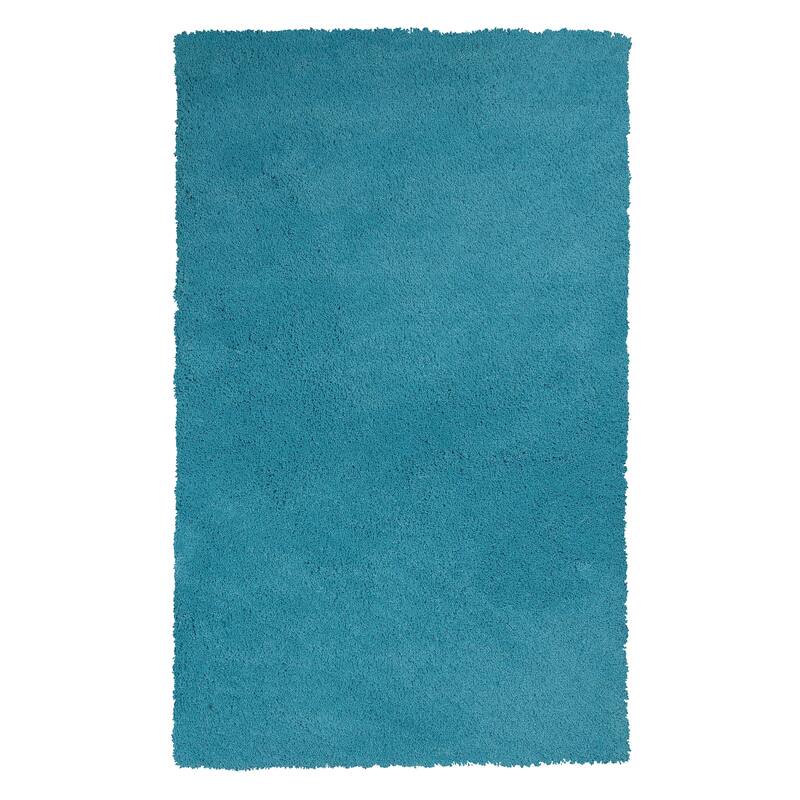 Domani Euphoria Cozy Hot Pink Rug - 9' x 13' - Highlighter Blue