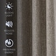 preview thumbnail 19 of 90, Linen Texture 100% Blackout Grommet Curtain Pair(2 panels)