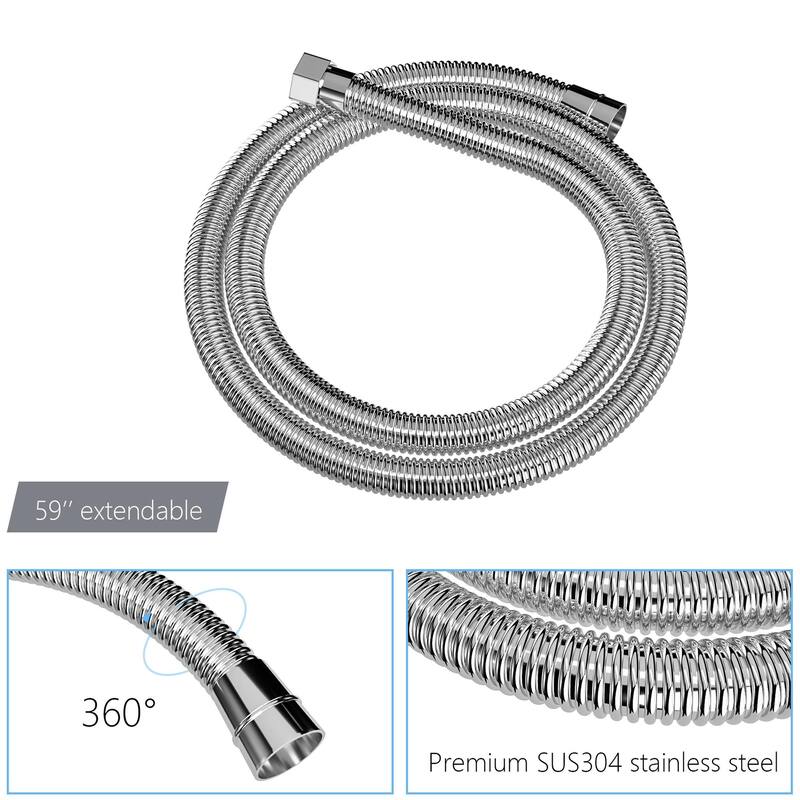 Wall Mounted Dual Shower Head Shower Set