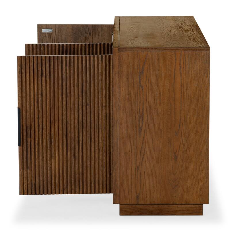 SAFAVIEH Couture Shelbie 3-Door Reeded Sideboard - 60"W x 18"D x 32"H