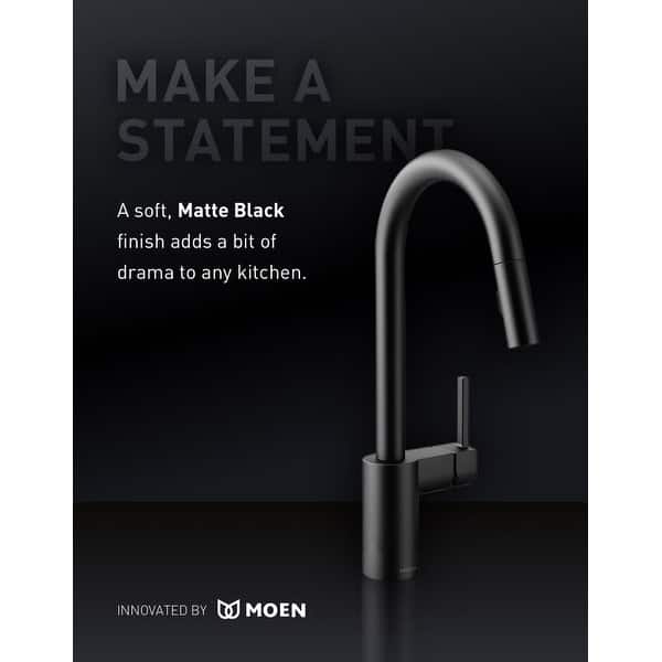 Shop Moen 7565 Align Pull Down Spray Kitchen Faucet Overstock