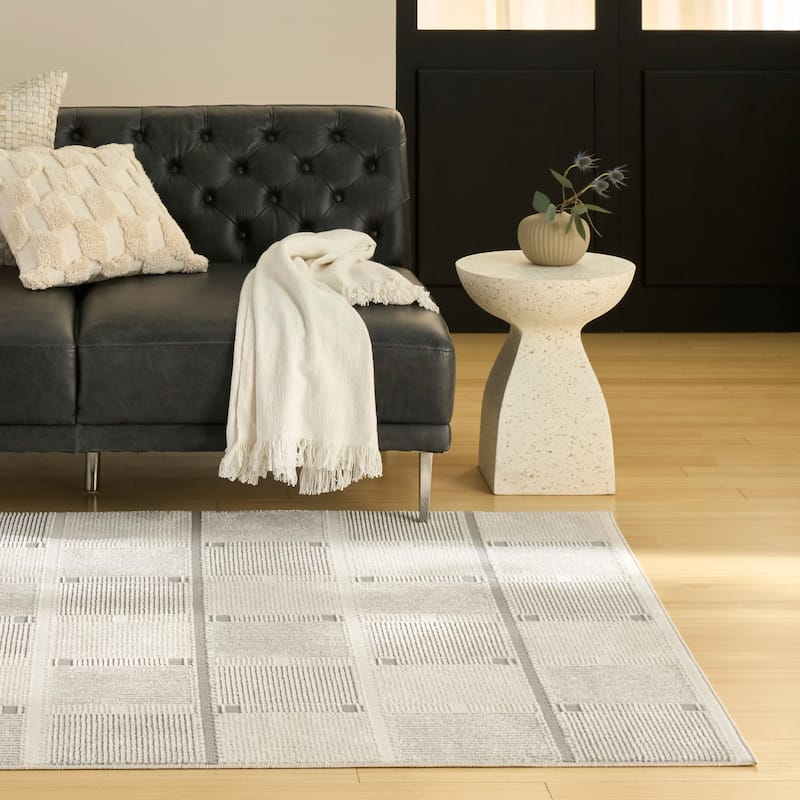 Nourison Nordic Indoor only Geometric Area Rug