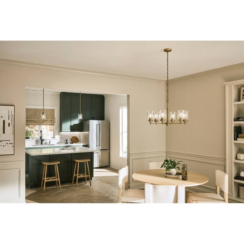 Kichler Lighting Winslow 1-Light Natural Brass Mini Pendant Light - 7.25