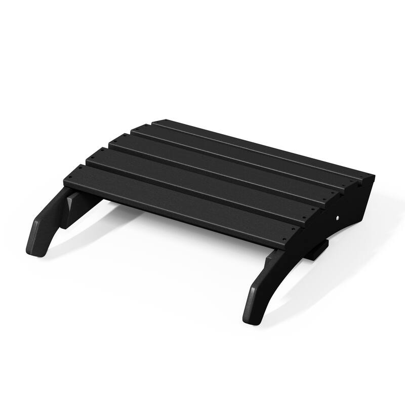 Polytrends Altura Outdoor Adirondack Folding Ottoman