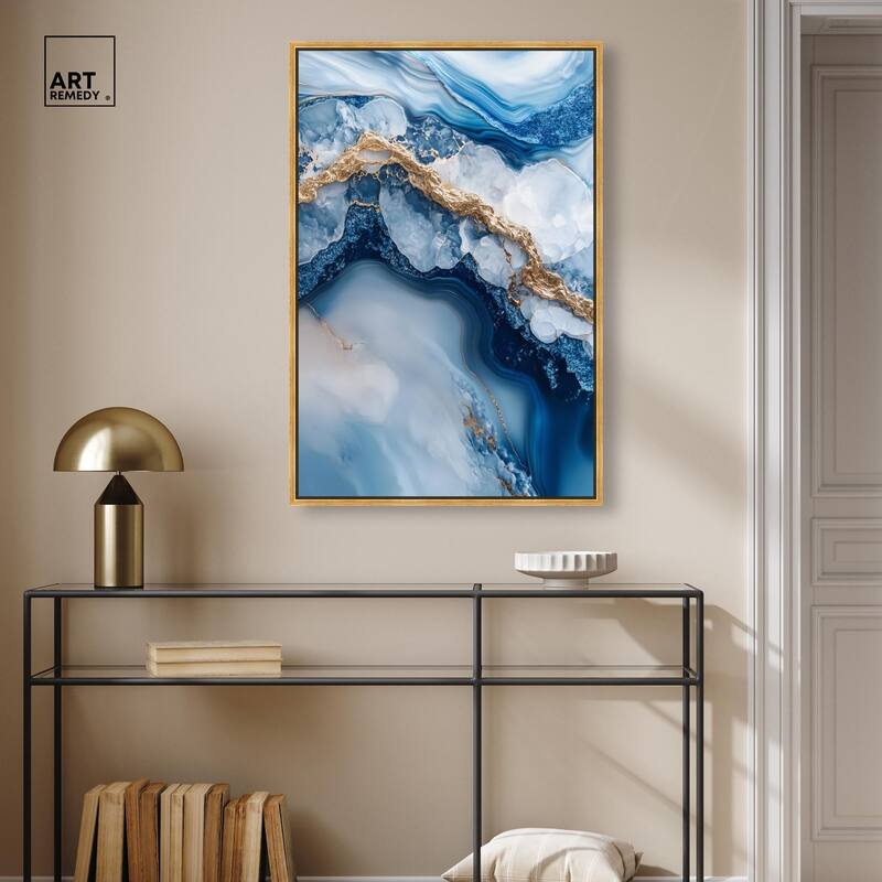 Molten Topaz II Canvas by Art Remedy