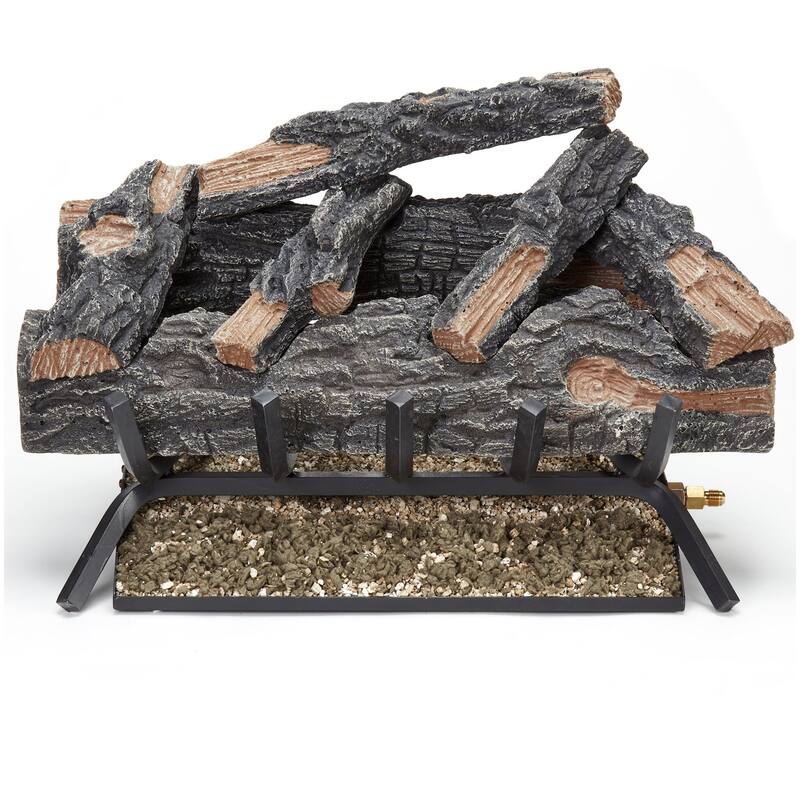 Duluth Forge MO24HVL 55,000 BTU Natural Gas Log Set Fireplace with