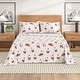 preview thumbnail 17 of 56, Linery & Co. Christmas Turkish Cotton Double-Brushed Flannel Bed Sheet Set
