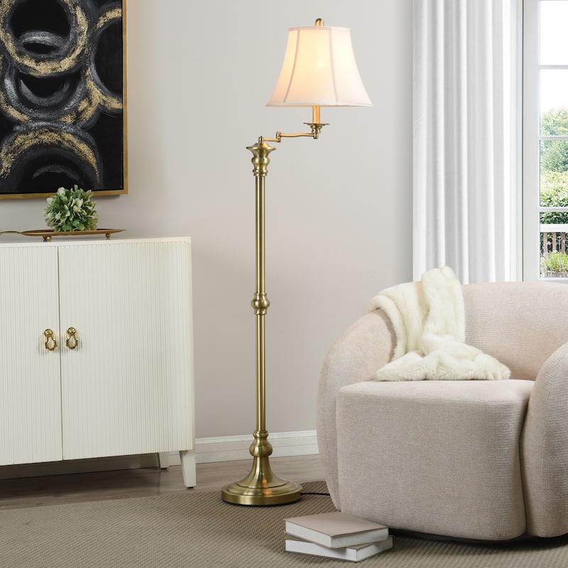 StyleCraft Swing Arm Floor Lamp
