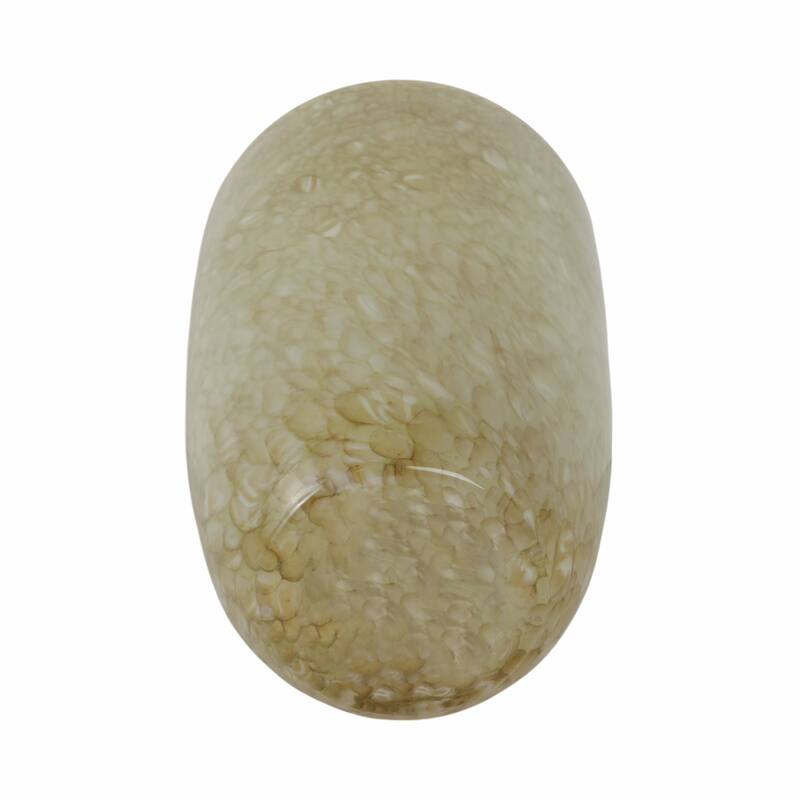 Glass Decorative Vase Textured Handcrafted Sculptural Statement Style