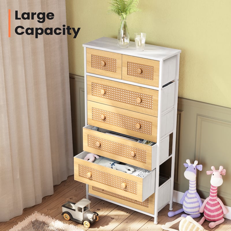 Pellebant 7-Drawer Storage Tower Organizer Chest Dresser