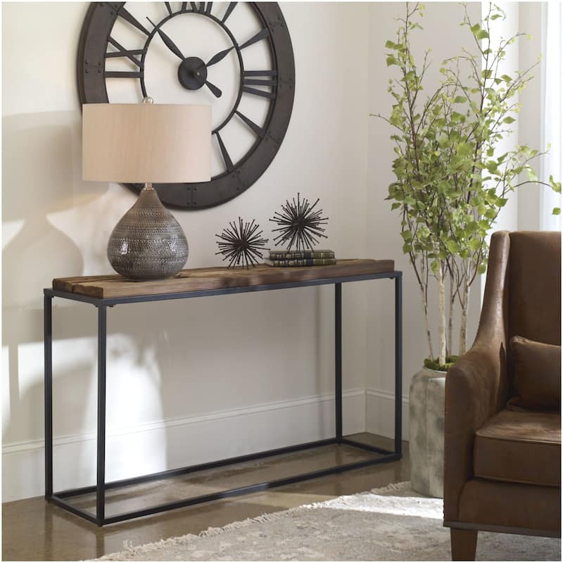 Uttermost 25156 Holston 54"W Rustic Contemporary Salvaged Wood Console