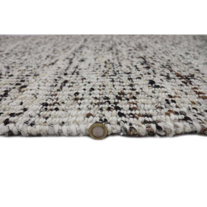 Domani Grant Mid-Century Moody Hand-Knotted Wool Area Rug