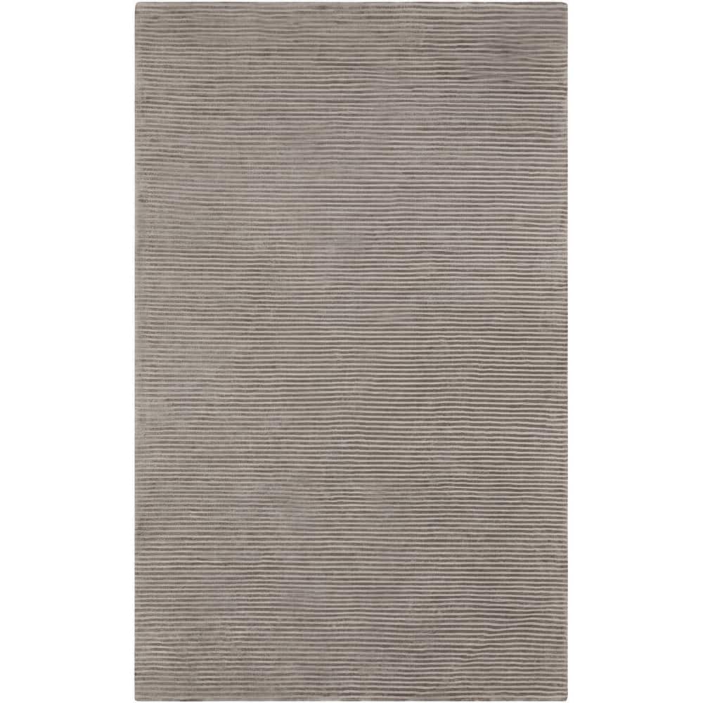 Elle Handmade Striped Solid Viscose Area Rug