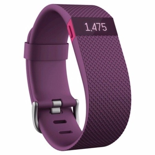 Fitbit Charge HR Wireless Activity Wristband (Plum / Large)
