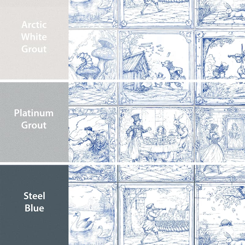 Merola Tile Once Upon A Tile 9-3/4" x 9-3/4" Porcelain Floor and Wall Tile