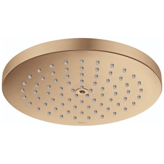 Hansgrohe 26928 Raindance S 2.5 GPM Single Function Rain Shower Head - Brushed Bronze