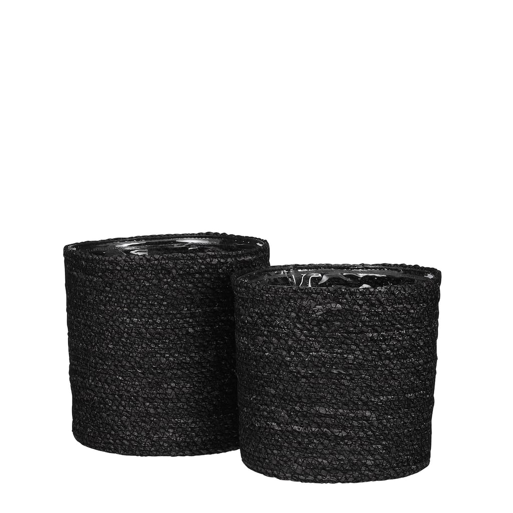 Set of 2 Atlantic Basket Black-ST