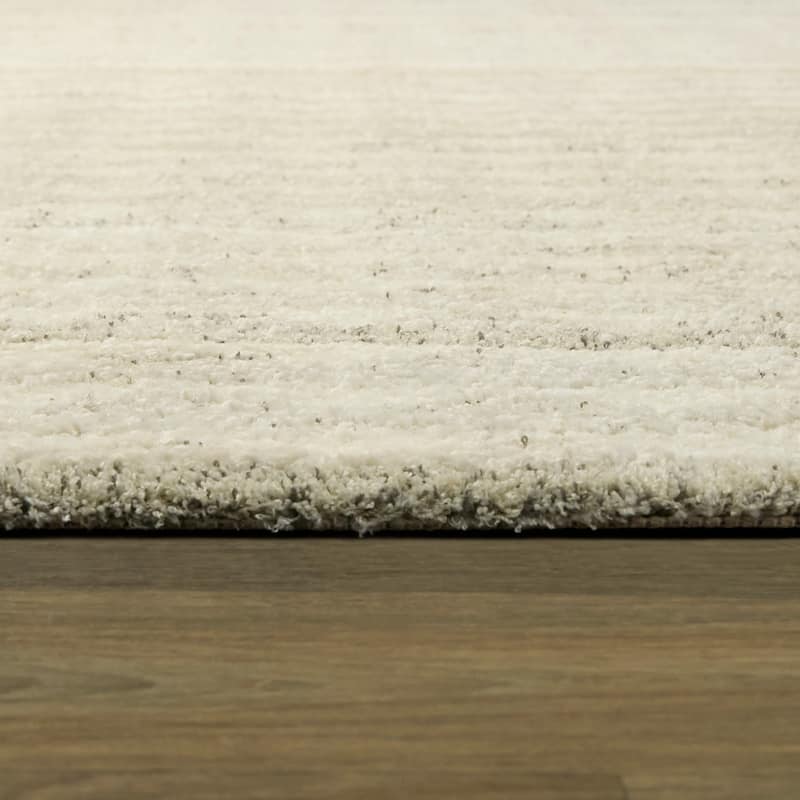 Sawyer Geometric Wave Pattern Modern Plush Area Rug