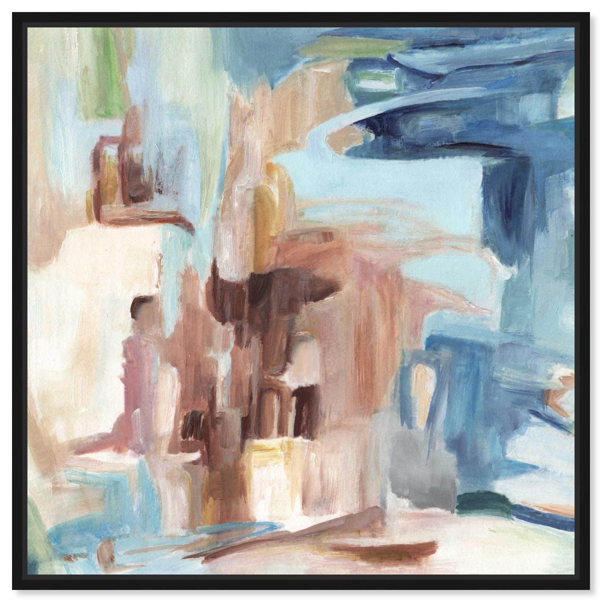 Wonder Tones Abstract Wall Decor Canvas Print by Art Remedy