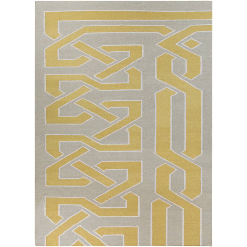 Flatweave Hand-woven Ilkeston Reversible Wool Area Rug
