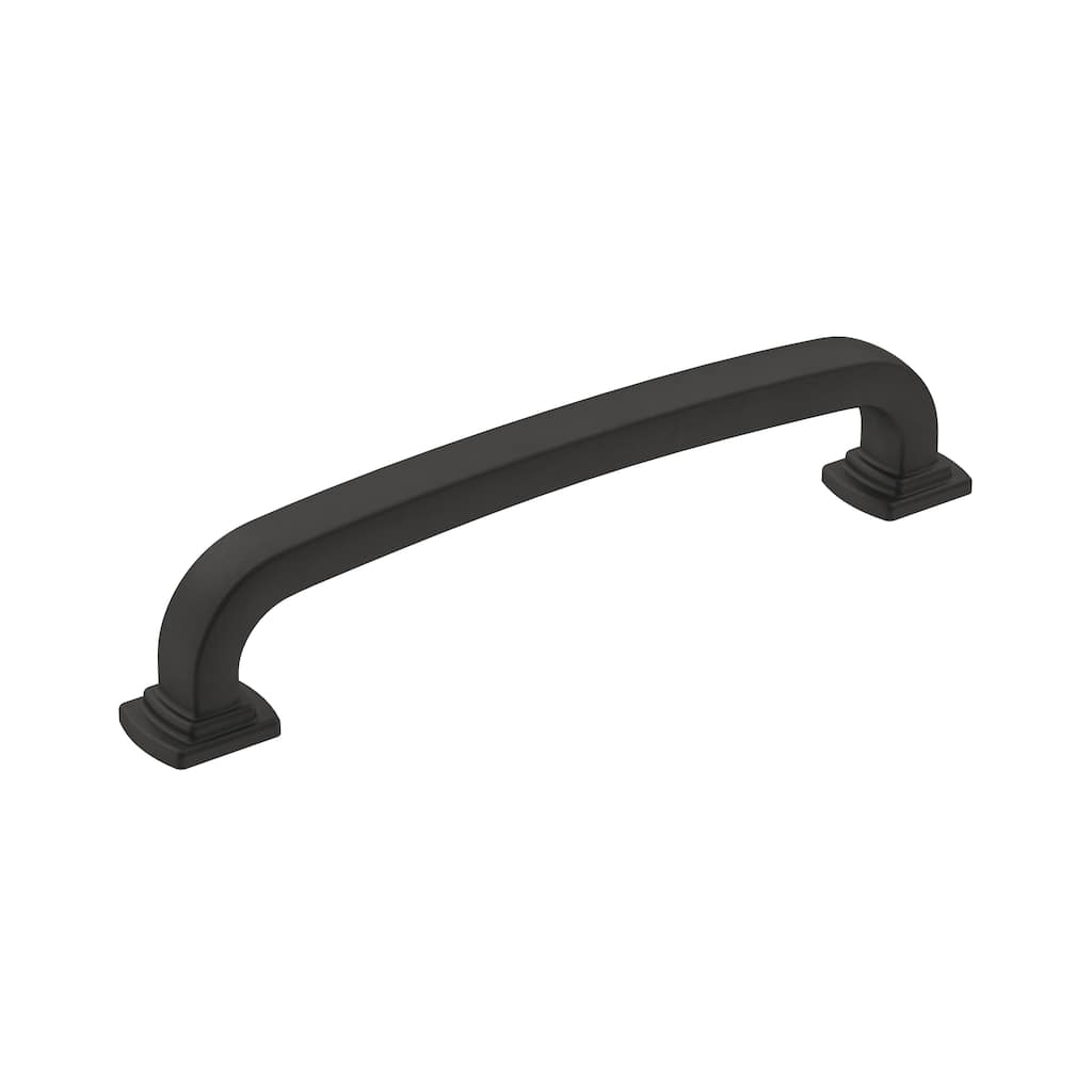 Surpass 5-1/16 in (128 mm) Center-to-Center Matte Black Cabinet Pull - 5.0625