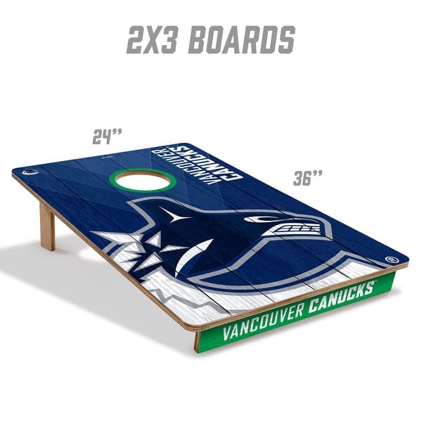 Vancouver Canucks NHL Tailgate Cornhole Board Set