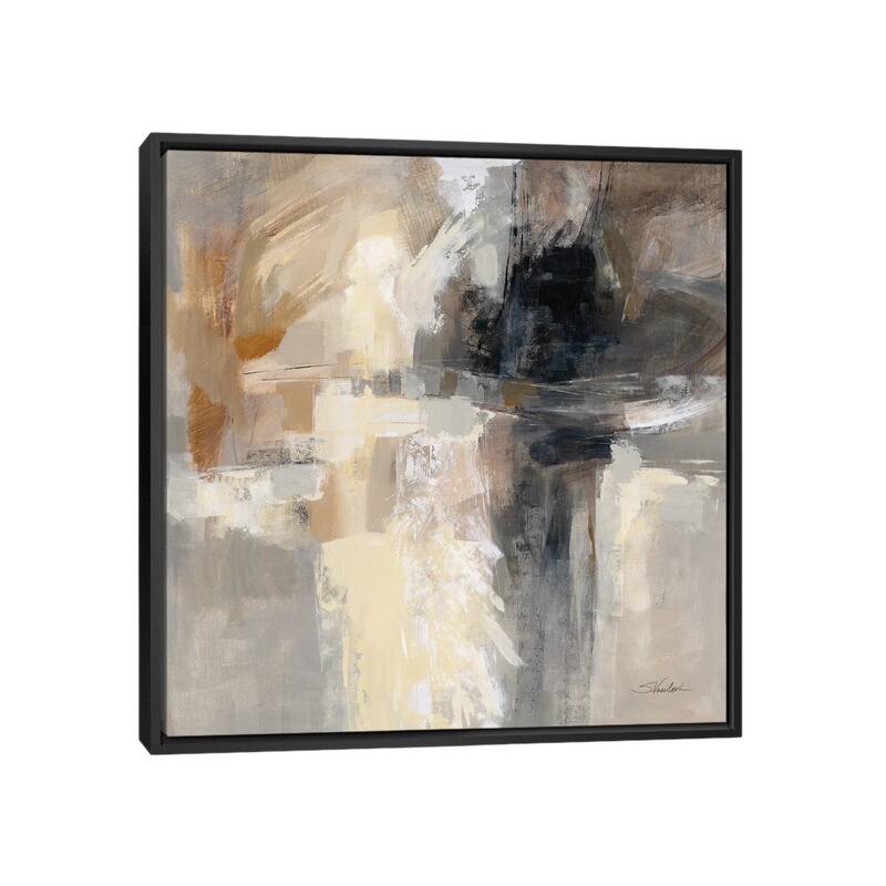iCanvas "Wings" by Silvia Vassileva Framed - Black - 26x26