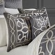preview thumbnail 2 of 2, J. Queen New York Deco Charcoal Comforter Set King