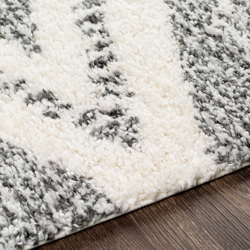 Livabliss Ghaya Moroccan Diamond Plush Area Rug