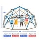 preview thumbnail 15 of 28, Kids Climbing Dome Tower -13 ft Jungle Gym Geometric Playground Dome Climber Monkey Bars Play Center,Rust & UV Resistant Steel