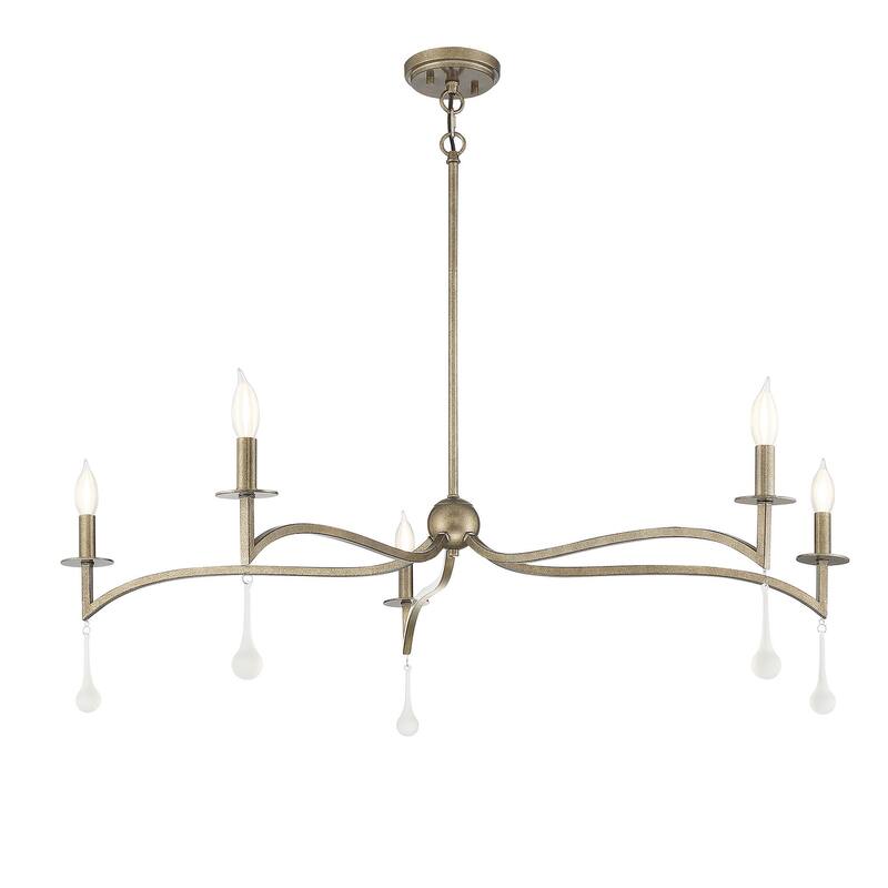 Savoy House Laramie 5 Light 43" Wide Crystal Chandelier