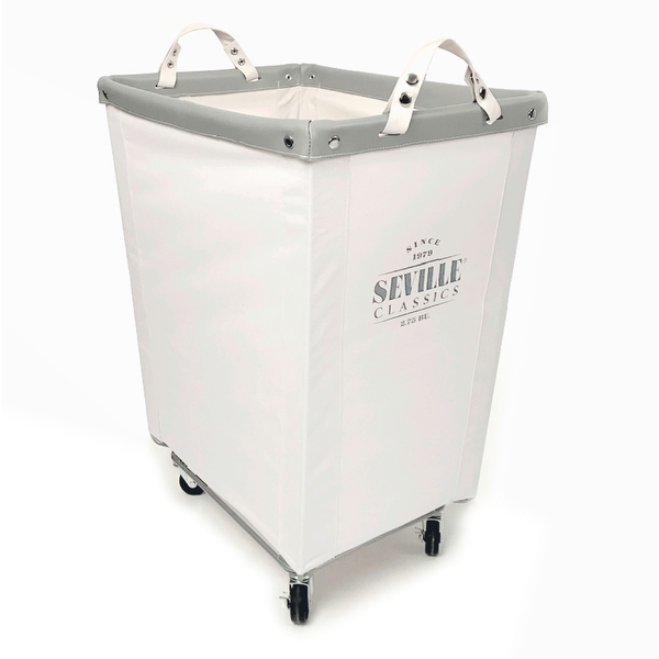 Laundry basket on sale cart on wheels