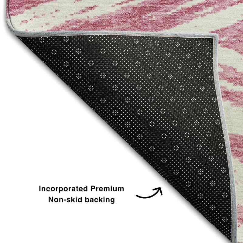 Premium Washable Super Soft Modern Chevron Mayfield Rug