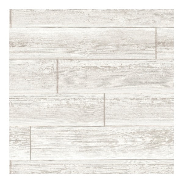 slide 2 of 7, NuWallpaper Serene Cream Peel & Stick Wallpaper - 216in x 20.5in x 0.025in