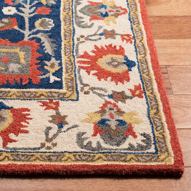 SAFAVIEH Handmade Antiquity Pervenche Traditional Wool Rug