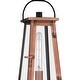 preview thumbnail 4 of 5, Carolina 1-Light Aged Copper Outdoor Post Lantern