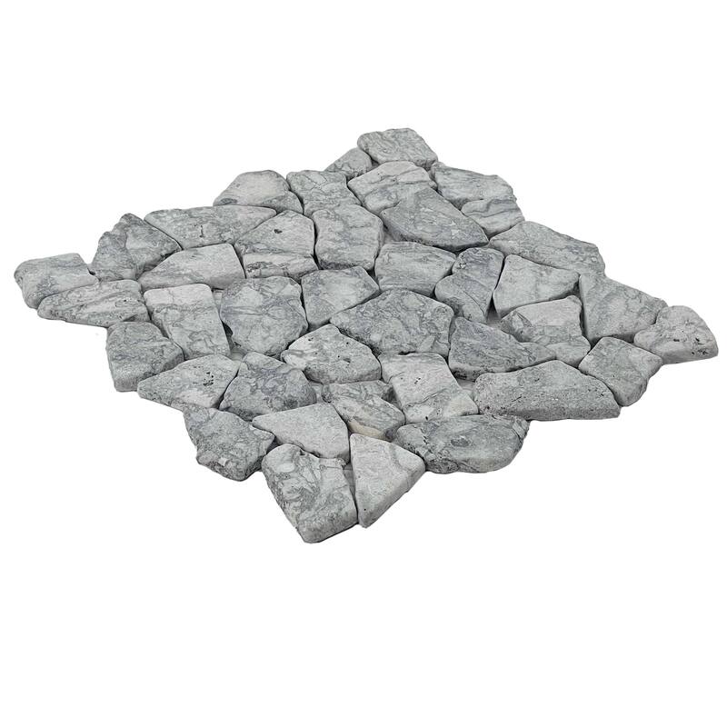 Cruz Bay Studio XR3 Fit Mosaic - 11" x 11" Pebble and Rock Floor and