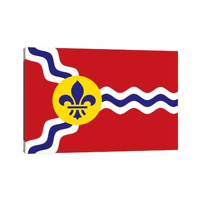 iCanvas "St. Louis Flag" by Benton Park Prints Canvas Print