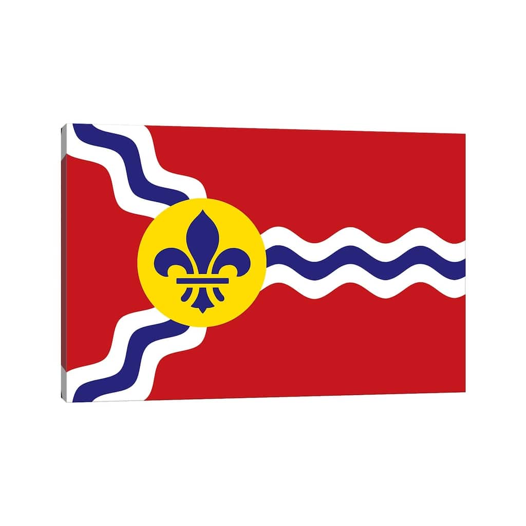 iCanvas "St. Louis Flag" by Benton Park Prints Canvas Print