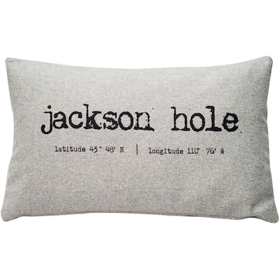 Jackson Hole Felt Coordinates Throw Pillow