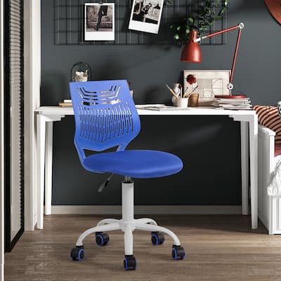 Homylin Teen Mesh Task Chair Swivel Height Adjustable for Students