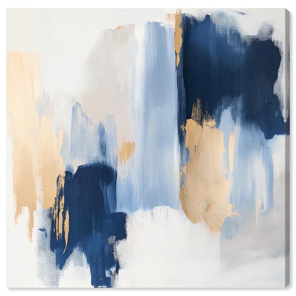 Tranquil Blue Depths I Canvas by Art Remedy, Gallery Wrapped
