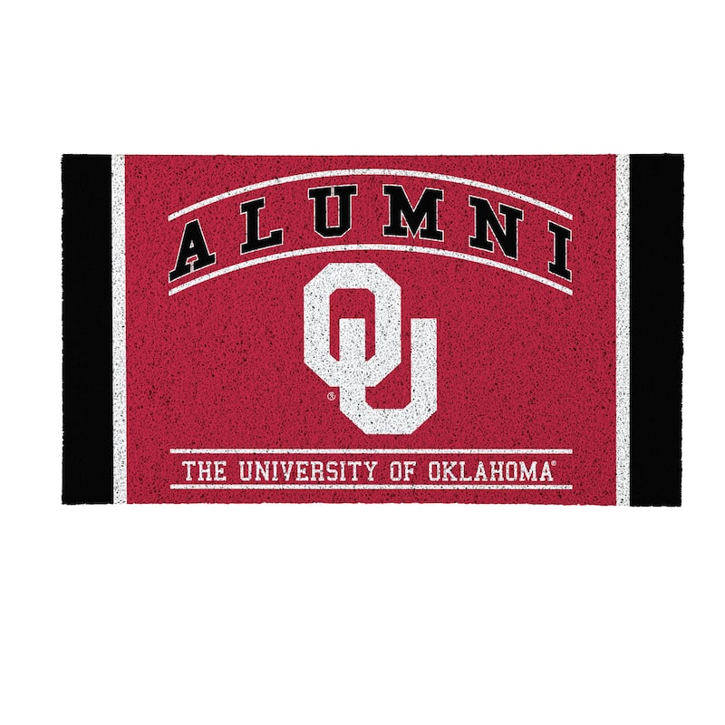 28 in. x 16 in. University of Oklahoma Alumni Full Color PVC Door Mat