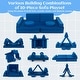 preview thumbnail 6 of 17, Costway 10 PCS Kids Play Sofa Set Modular Convertible Foam Folding - See Details