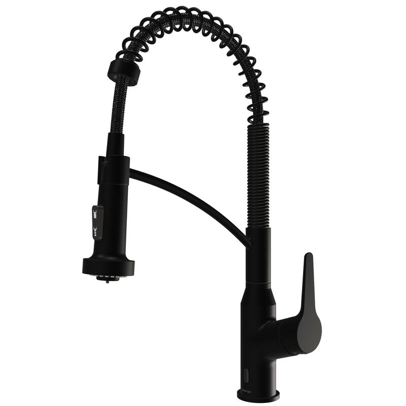 Karran Scottsdale Touchless Single-Handle Pull-Down Sprayer Kitchen Faucet - Matte Black
